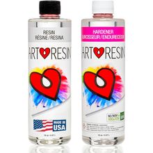 Artresin Epoxy Resin – High-Gloss Clear Coat for Artwork - 32 Oz (16 Oz Resin +