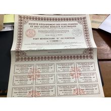 ICOLLECTZONE France 1935 Electronics 14189 Stock Certificate (B300)