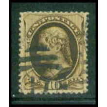 Used 188 10c Thomas Jefferson Fine C3692