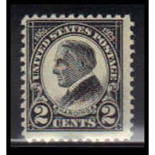 610 2c Warren Harding Just Clears MNH O0888