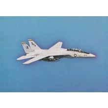 F14 Grumman Tomcat USS USA Dwight Eisenhower Carrier Military Plane Postcard