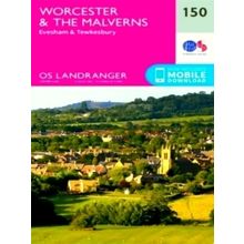 Worcester and the Malverns, Evesham And Tewkesbury - Ordnance Survey