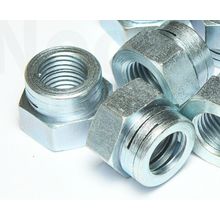 3/8" BSW Whitworth Self Locking Nuts BZP (Pack of 10)