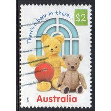 Australia 2016 50th Anniversary of Play School - Big Ted & Little Ted $2 Used