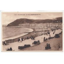 The Promenade and Bay Aberystwyth Postcard
