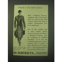 1940 Burberry Overcoat Ad - A Coat of Real Worth