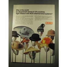 1975 NCR Retail Terminal Systems Ad - Department Stores