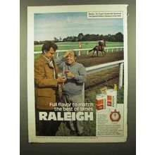 1975 Raleigh Cigarettes Ad - Flavor To Match