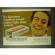 1975 Tareyton 100's Cigarettes Ad - Rather Fight