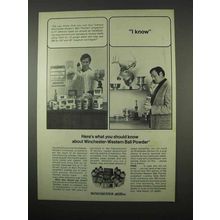 1975 Winchester Western Ball Powder Ad - I Know