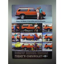 1985 Chevy S-10 Blazer Truck Ad - Drive to Extremes