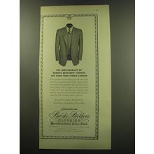 1949 Brooks Brothers Suits Ad - The individuality of Brooks Brothers' Clothes