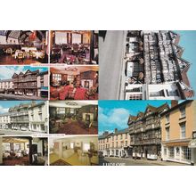 The Feathers Hotel Ludlow 4x Kitchen Bedroom Restaurant Postcard s