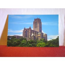 THE CATHEDRAL, LIVERPOOL. unused postcard dated 1970 =