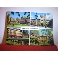 multiview, OXFORD COLLEGES, unused postcard by John Hinde =