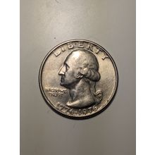 1776-1976 Washington bicentennial quarter full date free shipping no reserve
