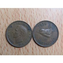 GB 1938 George VI Wren Farthing Coin