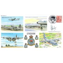 RAF Lyneham Station Wilts John Cheshire Military Map LTD TO 100 Hand Signed FDC