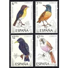 España. 1985. Mi # 2704 / 07. Pajaros. Birds