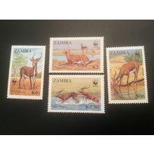 ICOLLECTZONE Zambia 427-30 VF NH animals