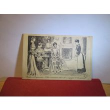 THE MAID IS ENGAGED TO BE MARRIED used antique postcard 1908 pm J. Henderson. =