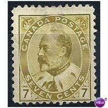 Canada 1903 SG180 7c Yellow-Olive Mounted Mint (a/f)