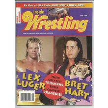 INSIDE WRESTLING MAY 1994 LEX LUGER / BRET HART