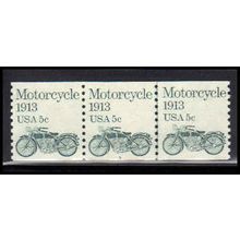 1899 5c Motorcycle Very Fine MNH Dry Gum PNC 3/3 PA2293