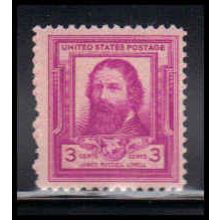 866 3c James Lowell Fine MNH KA2700