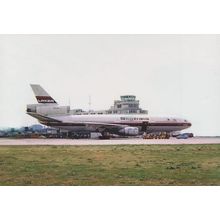 Laker DC10 G-AZZC at Birmingham Airport in 1972 Limited Edition 300 Postcard