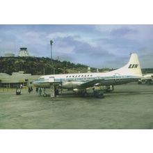Linjeflyg Convair 440 SE-BSP at Gothenburg Airport Limited Edition 300 Postcard