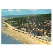 VILLERVILLE-SUR-MER, FRANCE used postcard 1980 postmark =