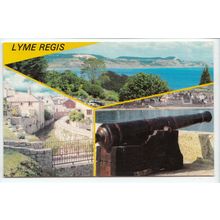 Lyme Regis Dorset Multiview Postcard 2105