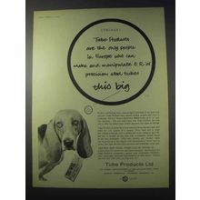 1959 Tube Products Limited Ad - ERW Precision Steel