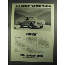 1968 Chevrolet 3/4 ton Fleetside Pickup Ad - The Best