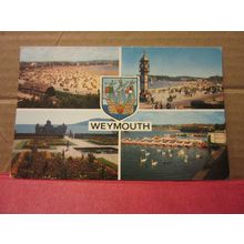 WEYMOUTH, DORSET. multiview used vintage postcard by J. Salmon =