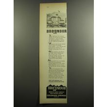 1952 Broadmoor Hotel Advertisement