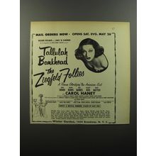 1956 The Ziegfeld Follies Advertisement - Tallulah Bankhead