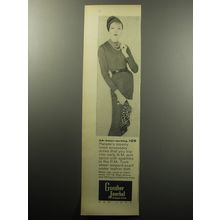 1957 Gunther Jaeckel Parade Dress Advertisement - 24-hour-jersey $25
