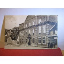 RED LION HOTEL & ABBEY BARN, LACOCK, WILTSHIRE postcard by C J Butler 1931 pm #