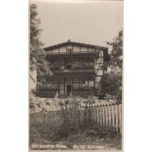 Hitzacker Germany Hotel Old Real Photo Postcard