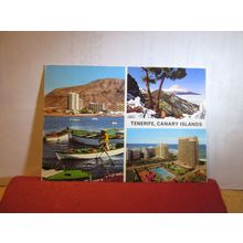 multiview, TENERIFE, CANARY ISLANDS, SPAIN used postcard John Hinde 1976 pm =
