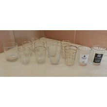12 x Vintage Shot Glasses (11 x single & 1 x treble)