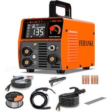 135A Flux Core MIG Welder, 110V 3-IN-1 Mig/Arc/Lift TIG Welding Machine with 1 L