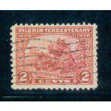 Used 549 2c Landing of the Pilgrims Almost Very Fine C0374
