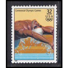 3068q 32c Men's Swimming Fine MNH V4460