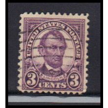 Used 635 3c Abraham Lincoln Barely Clears KA7220