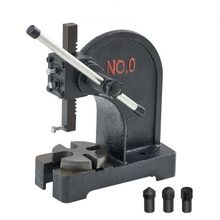 Arbor Press, 0.5 Ton Manual Arbor Press, 4.6" Maximum Height, Cast Iron Heav...