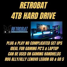 4 TB Retrobat Game Drive for PC
