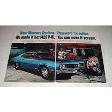 1970 Mercury Cyclone Ad - Password for Action
